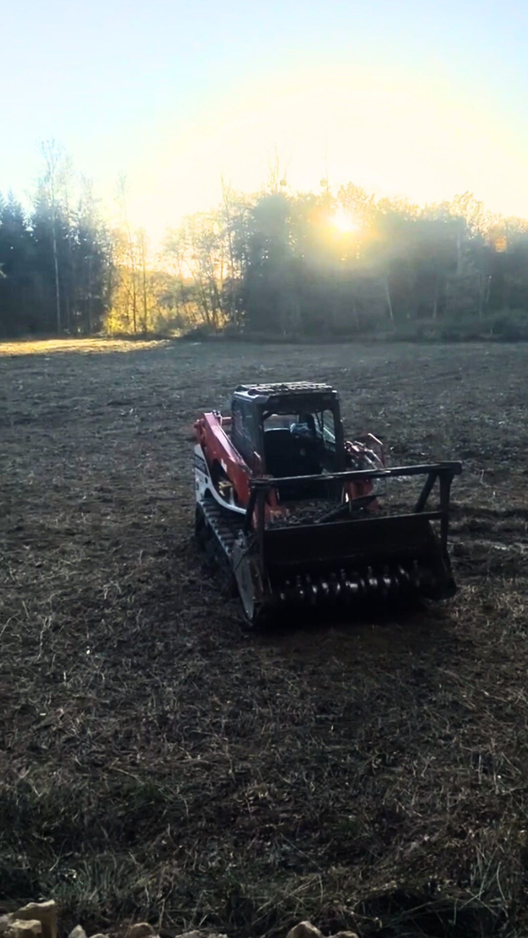 broyage après champ